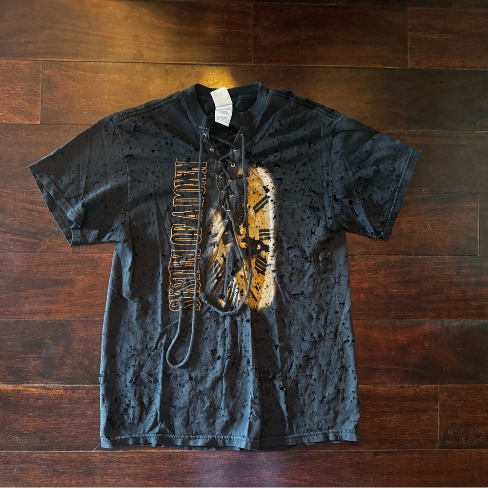 Vintage Distressed System of A Down Band Tee / Medium